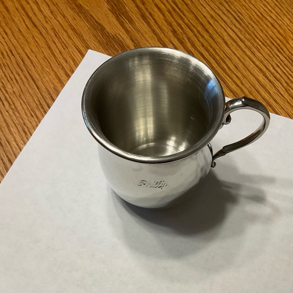 Silver Baby Cup